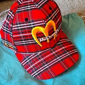 Dungeon Forward McDowell's Plaid Hat NWOT